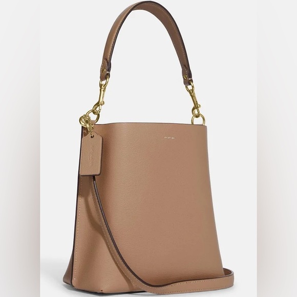 Coach Brown Leather Shoulder Bag - Picture 7 of 10